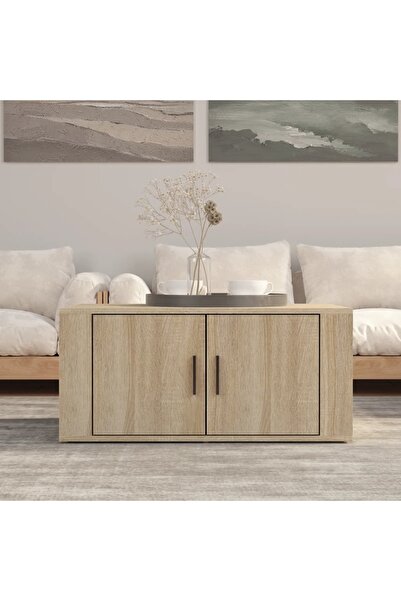 Concept Masă de cafea, stejar Sonoma, 80x50x36 cm, lemn compozit