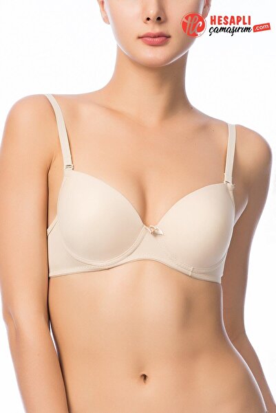 NBB Women's Transparent Strap Push up Supported Micro Fabric Boxed Single Bra