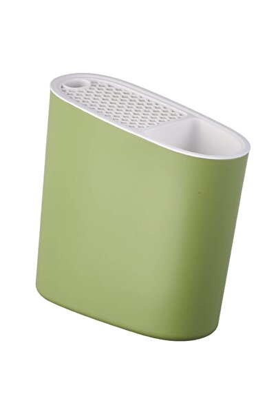 Thirty Three Design Kitchen utensil and cutlery organizer, green plastic, 22....