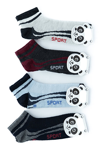 Oppland Мъжки къси чорапи, 4-пакет, памук, стилни, спортен дизайн, еластични,...