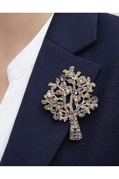 Broches Broșă din aliaj și cristale de zirconiu br19