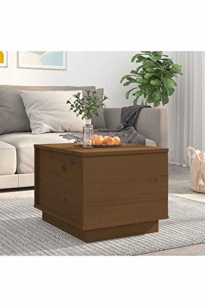 Concept Masă de cafea, maro miere, 40x50x35 cm, lemn masiv de pin