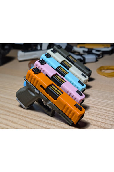 Mays3Dstudio Mini Oyuncak Tabanca Modeli 3D Baskı – Koleksiyon & Dekor