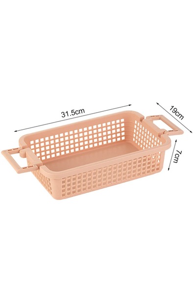 Thirty Three Design Storage box without lid, with 2 adjustable handles, pink ...