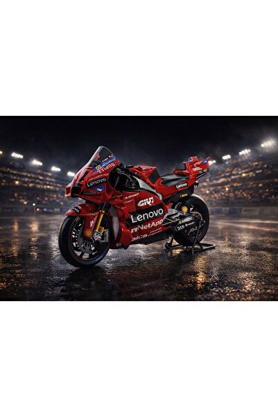Cici Oyuncak Ducati Corse Desmosedici GP 2024 Yarış Motoru 1:16 Ölçek Die-Cas...