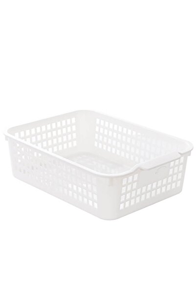 Thirty Three Design Storage box, plastic, white, with handles, 31x22x9 cm