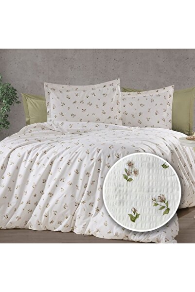 Pucioasa Double crepe Duvet Cover Set with Stretchy for mattress 160x200cm, 1...