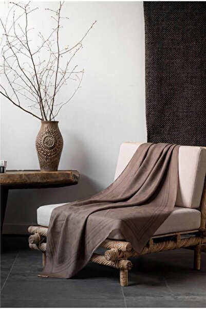 Silk Home Βαμβάκι Πολυεστέρας Σάλι Liva Mink Αναπνέον Με υφή 90x200