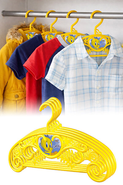 Binbirreyon Licensed Children's Clothes Hanger Set of Four 30cm Colorful De257