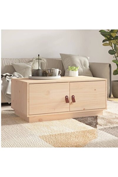 Concept Τραπεζάκι σαλονιού, 80x50x35 εκ., από μασίφ ξύλο πεύκου