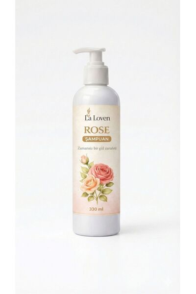 LaLoven Pure Rose: Natural Shine-Enhancing Shampoo (330ml)