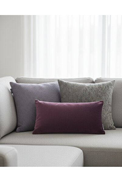 MODAFABRİK Noble Harmony 3’lü Dekoratif Yastık Kırlent Seti – Dokulu & Kadife...