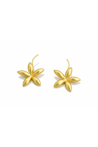 Vi store Steel Imported Flower Earrings