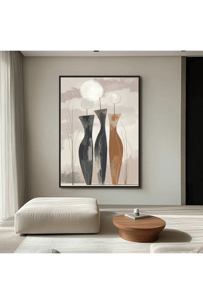 designadv Decorative art piece - black frame