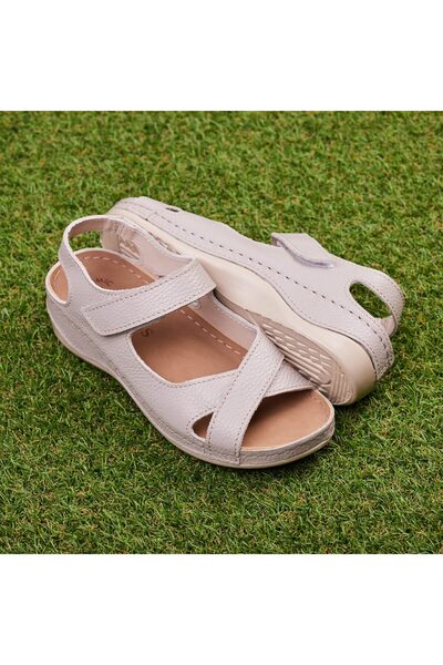 Tellus Women’s Genuine Leather Open Sandals – Elegant & Comfortable Summer Fo...