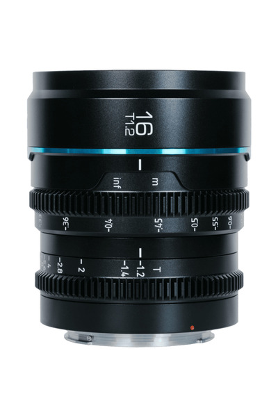 SIRUI Obiectiv Cine Nightwalker S35 16mm T1.2 cu montură RF, negru