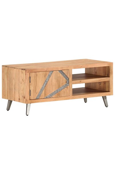 Concept Masă de cafea, 90x45x40 cm, lemn masiv de salcâm