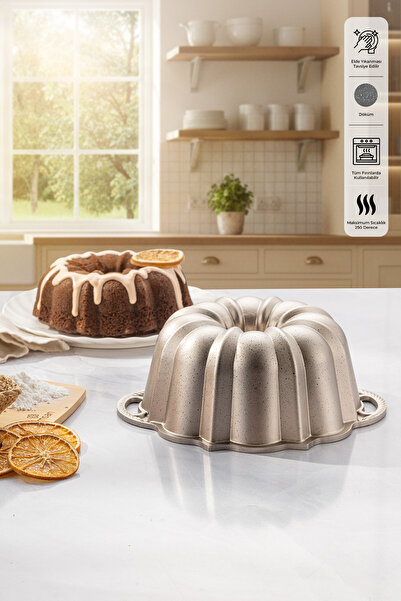 Emsan Golden Year Cast Iron Cake Mold 25 cm