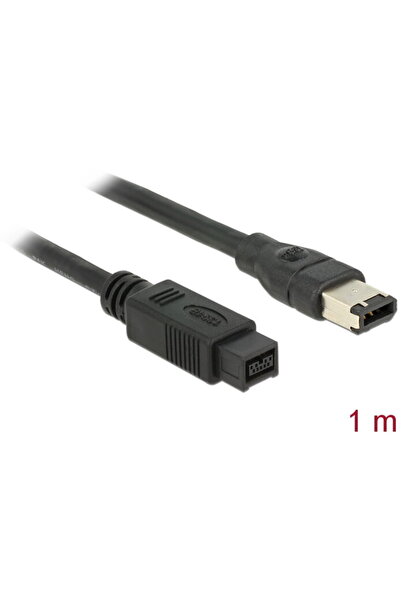 DELOCK FireWire 9-пинов мъжки > 6-пинов мъжки 1 м