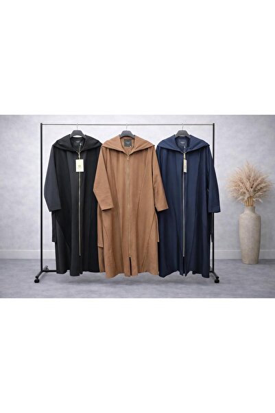 Ceremony Kapüşonlu Fermuarlı Uzun Kap – Modern Kesim, Rahat Kalıp, Günlük ve ...