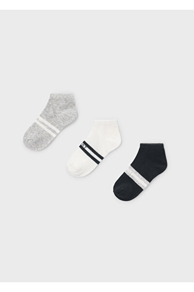 MAYORAL Șosete scurte triple pentru băieți, gri