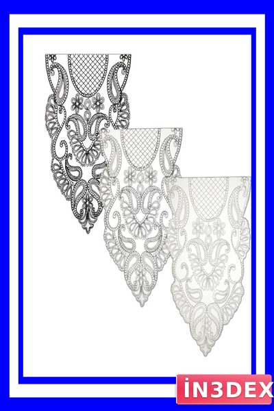 İN3DEX Lace Patterned Runner Tablecloth