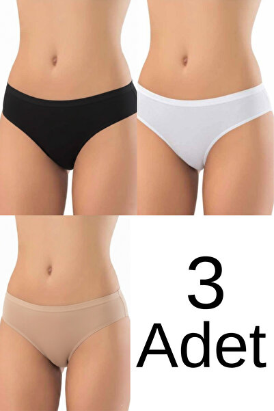 Mifella 3-Pack Advantage Pack Semi-Bato Non-Marking Combed Cotton Women's 2850