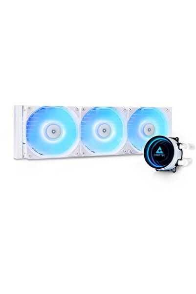 Chieftec ICEBERG 360-RGB-W, răcoros cu apă, alb
