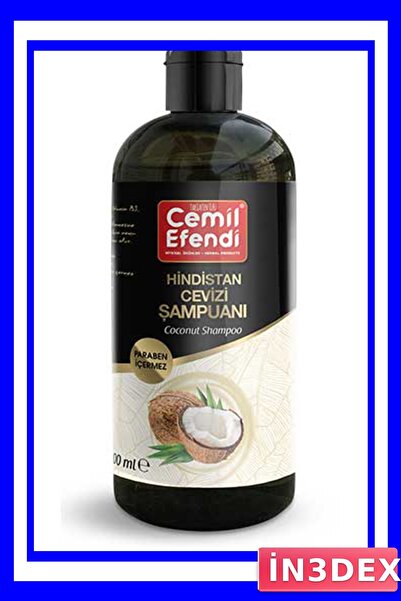 İN3DEX Coconut Extract Shampoo for Dry Hair 400ml