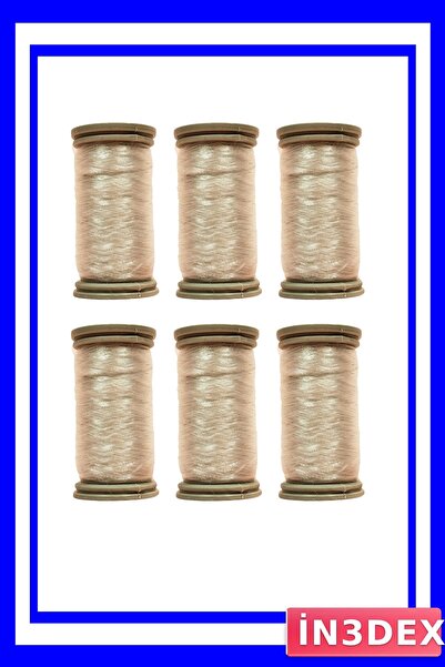 İN3DEX Transparent Bead Button String 200 Meters Pack of 6