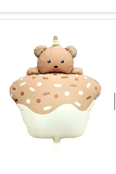 Çemrek Süs Parti Foil Bear Cake Balloon 70 cm 1 Piece