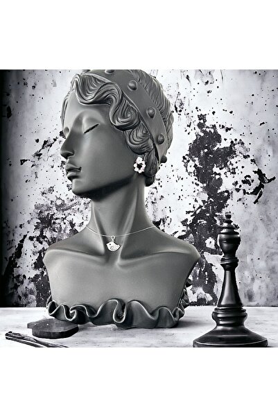 Ezera Transparent Wire Necklace with Silver Bird Pendant