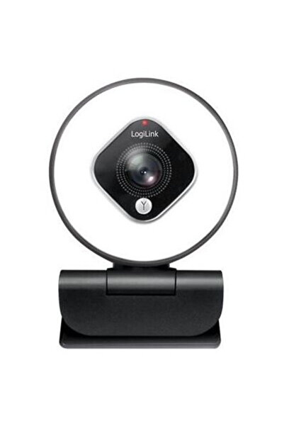 LogiLink Cameră web FHD 76°, micro-dual, autofocalizare, lumină inelară statică