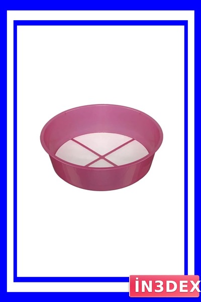 İN3DEX Large Kitchen Flour Sieve Stainless Steel Body