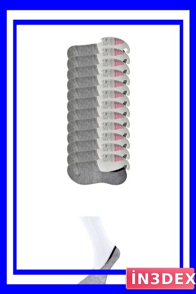 İN3DEX Gray Colored Ballerina Socks Pack for Women