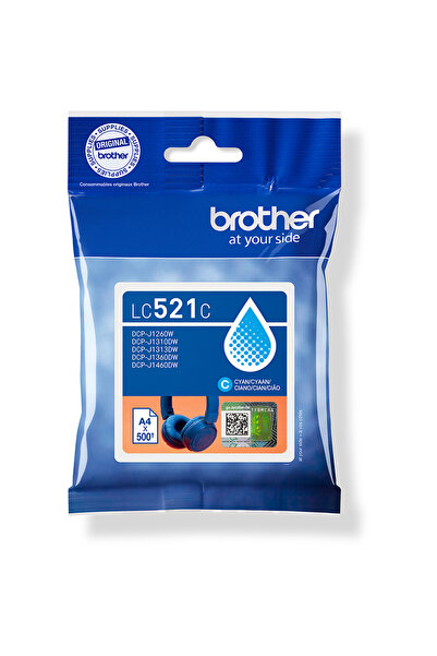 Brother LC521C Циан мастиленоструйна касета