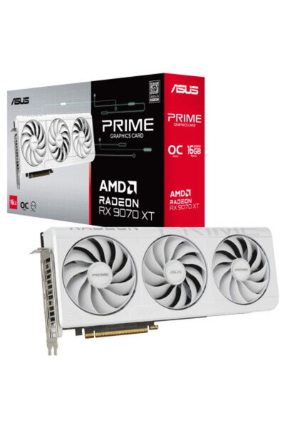ASUS Radeon RX 9070 XT PRIME WHITE Edition