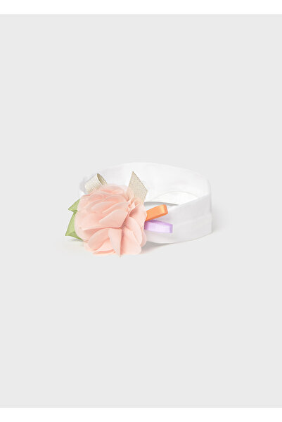 MAYORAL Baby Girl Floral Headband Cream