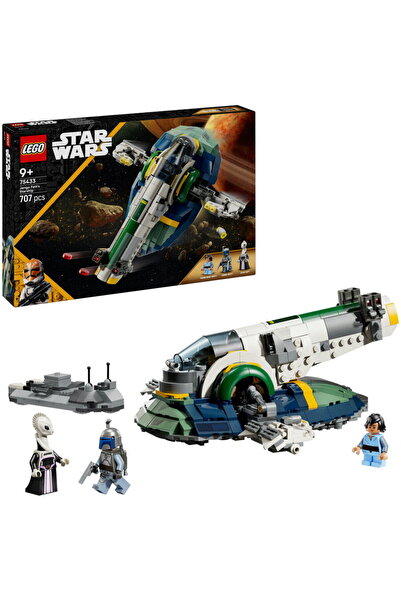 LEGO 75433 Nava stelară a lui Jango Fett din Star Wars, jucărie de construcție