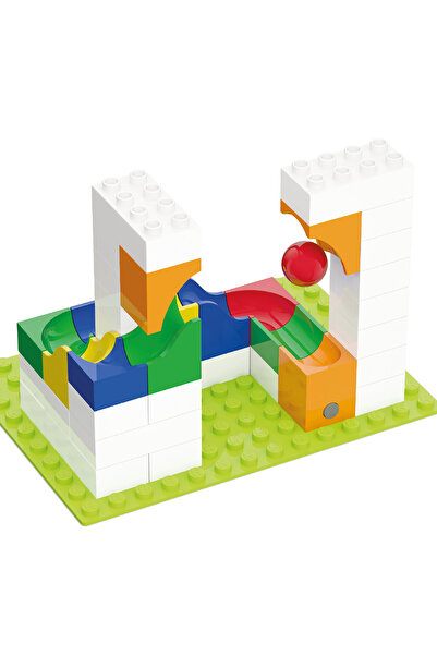 Hubelino Educational Toy Marble Run - Catapult Extension (41 pieces)