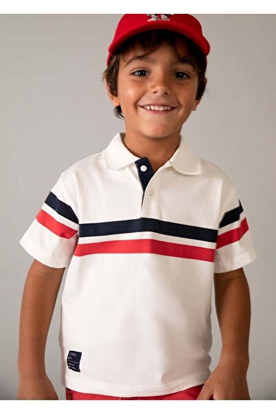 MAYORAL Polo Collar Tshirt 5-10 Years Red