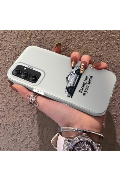 Hontinga حافظة هاتف سامسونج جالاكسي A34 متوافقة مع الحواف السيليكونية الصلبة ...