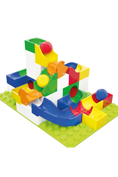 Hubelino Educational Toy Marble Run - Direction Change Extension (43 pieces)