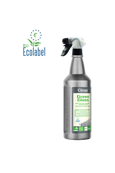 Clinex Green Glass, 1 litru, cu spray, soluție de curățare a geamurilor