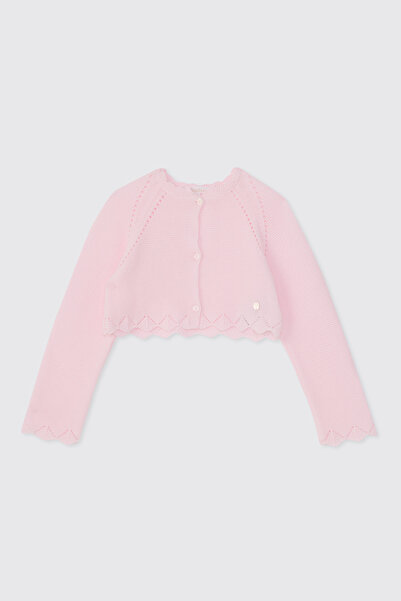 Panço Patachou Yenioğan Düğmeli Pembe Hırka