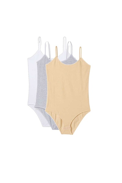 Royaleks 3 bucăți de curele de frânghie Body snapback pentru femei, piele alb...