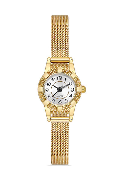 Ticarto Women's Minimal Wicker Cord Gold Wristwatch Tctsn001202S0451