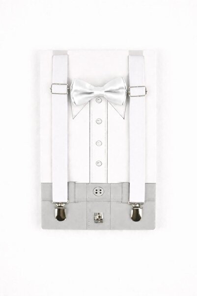 Kuraff Giyim Girls' and Boys' Suspender and Bow Tie Set for Shows & Special O...