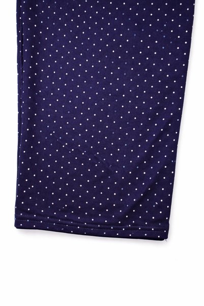 Made By me XL–5XL Büyük Beden Kadın Puantiyeli Rahat Kesim Pijama Altı Esnek Lastikli –