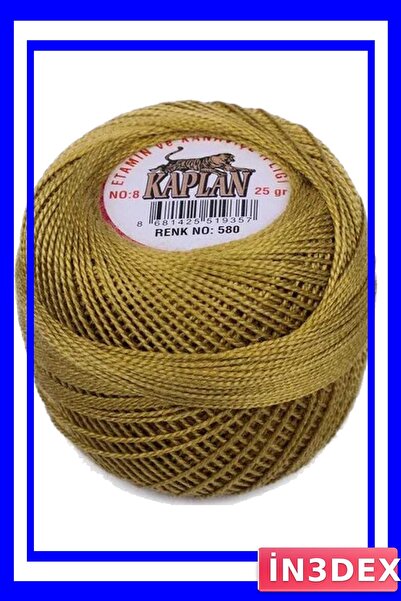 İN3DEX خيط إيتامين وكانافيس للتطريز رقم 8